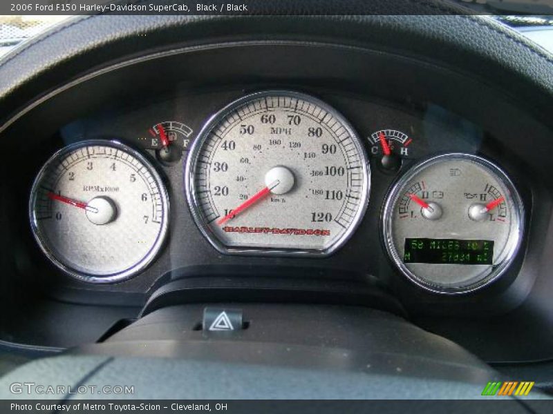Black / Black 2006 Ford F150 Harley-Davidson SuperCab