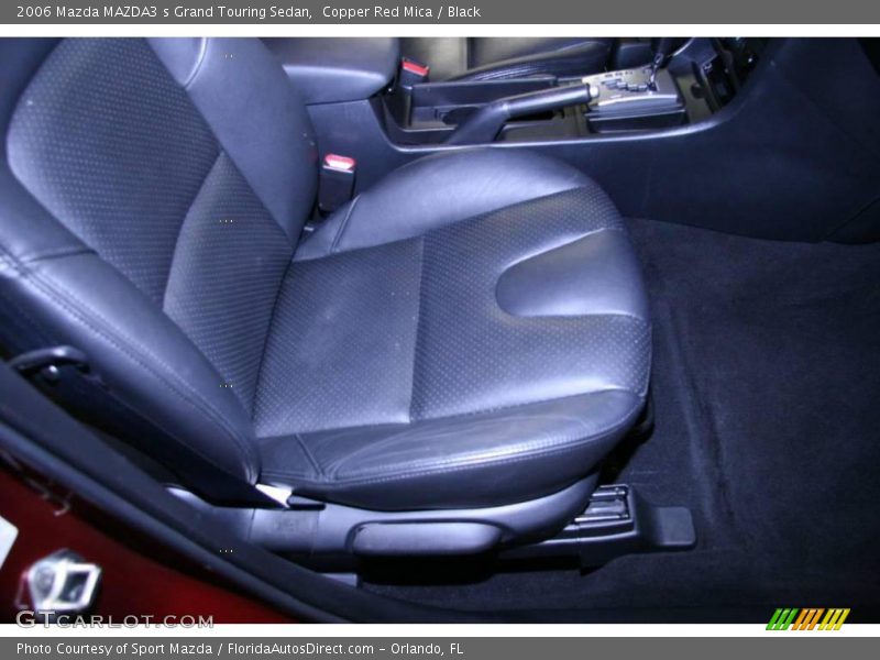 Copper Red Mica / Black 2006 Mazda MAZDA3 s Grand Touring Sedan