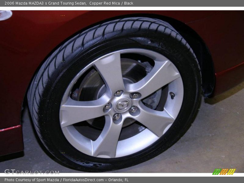 Copper Red Mica / Black 2006 Mazda MAZDA3 s Grand Touring Sedan