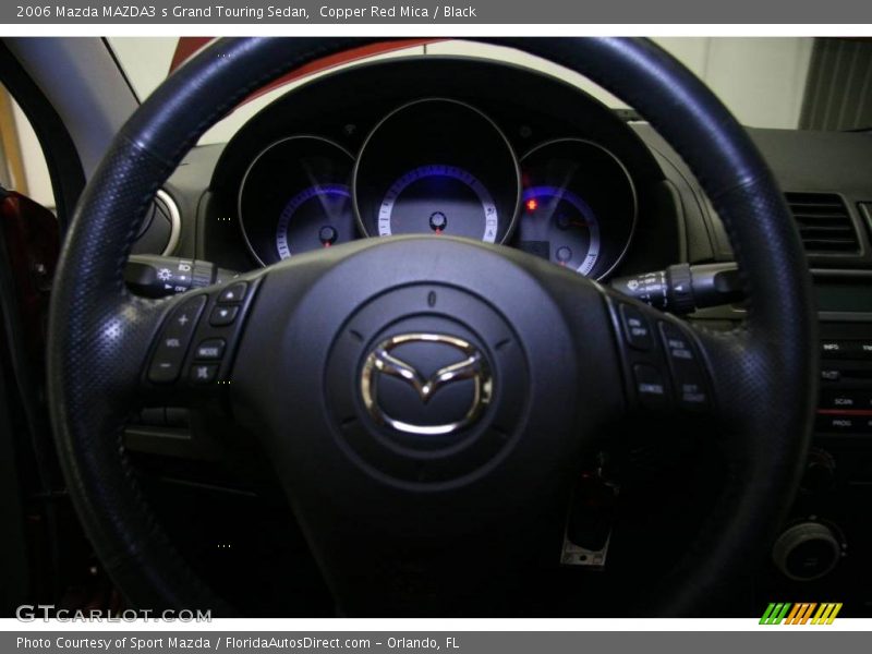 Copper Red Mica / Black 2006 Mazda MAZDA3 s Grand Touring Sedan
