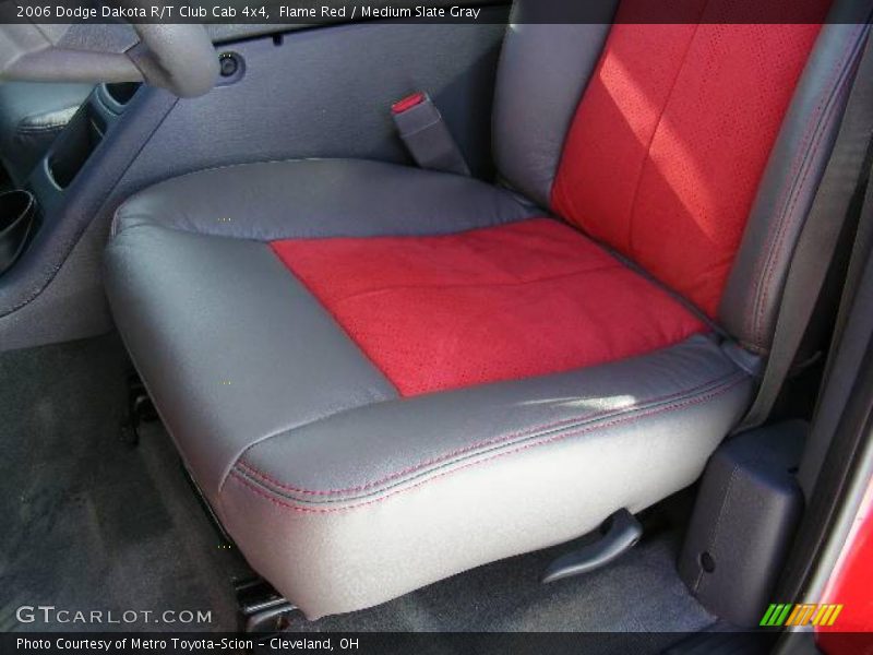 Flame Red / Medium Slate Gray 2006 Dodge Dakota R/T Club Cab 4x4