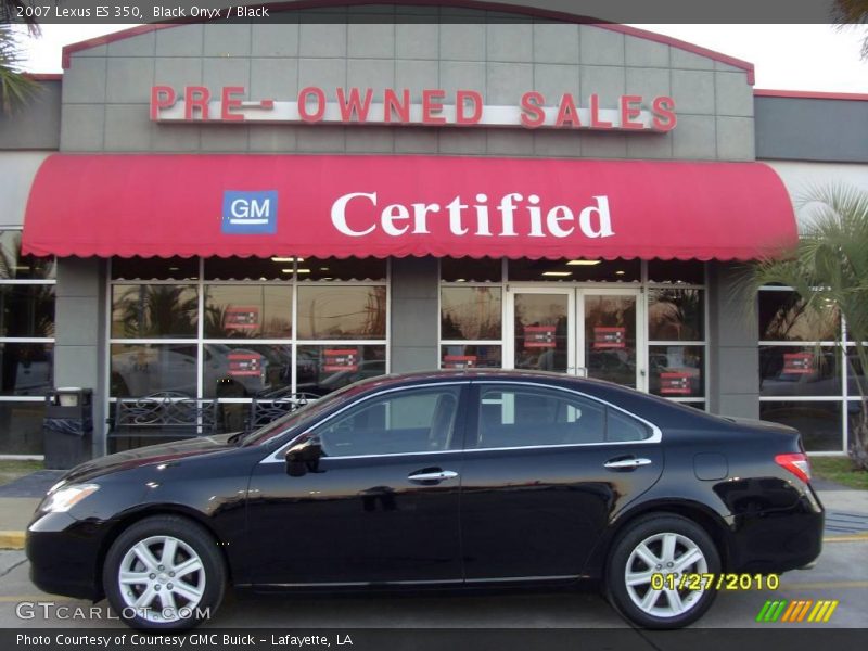 Black Onyx / Black 2007 Lexus ES 350