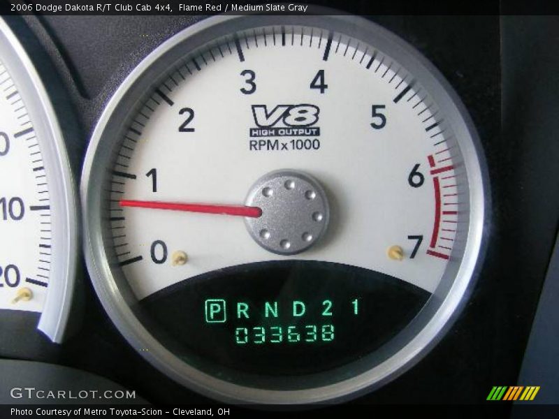 Flame Red / Medium Slate Gray 2006 Dodge Dakota R/T Club Cab 4x4