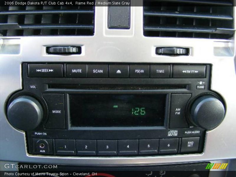 Flame Red / Medium Slate Gray 2006 Dodge Dakota R/T Club Cab 4x4
