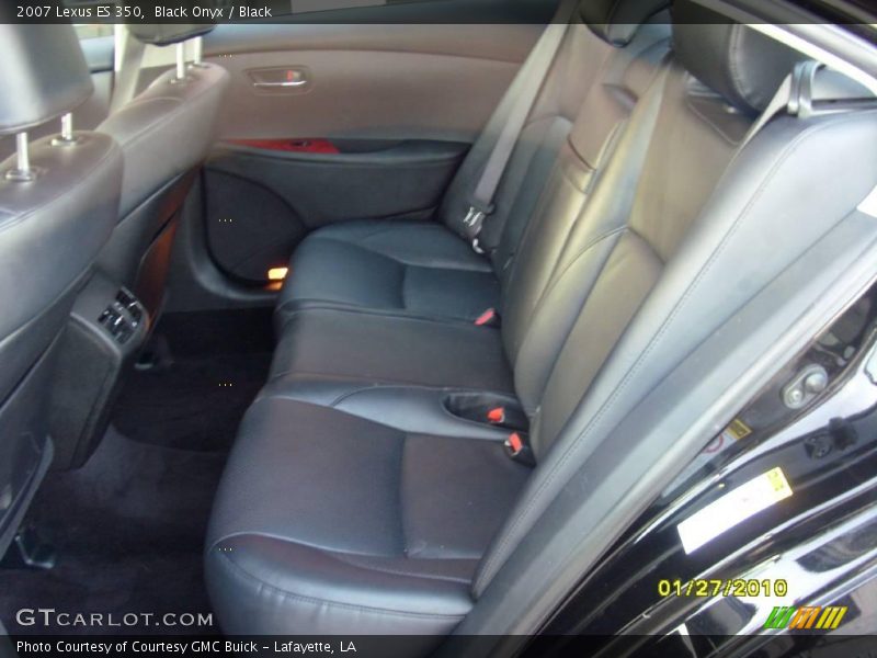 Black Onyx / Black 2007 Lexus ES 350