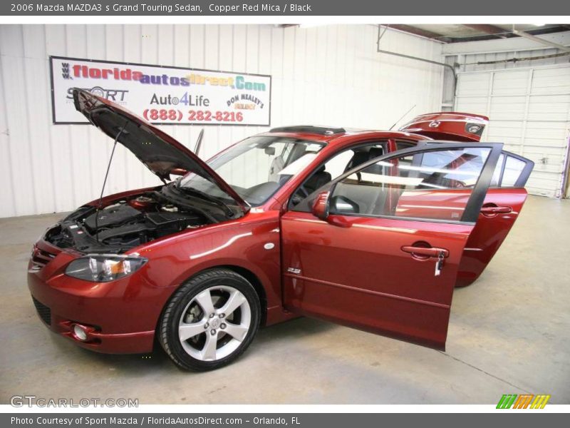 Copper Red Mica / Black 2006 Mazda MAZDA3 s Grand Touring Sedan