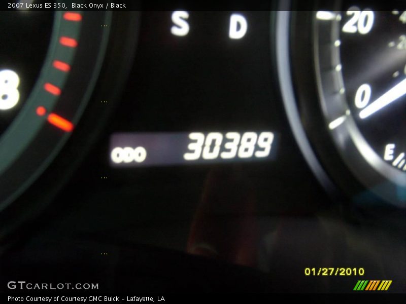 Black Onyx / Black 2007 Lexus ES 350