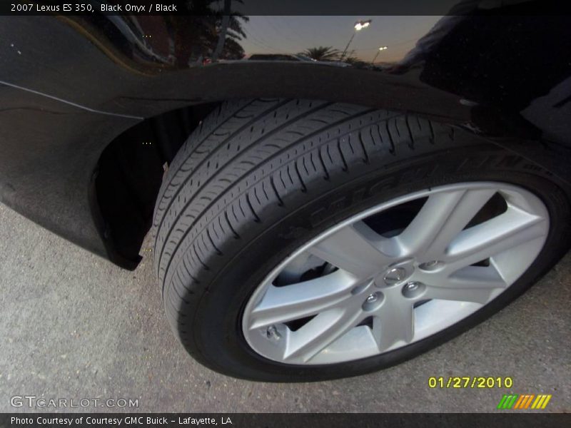 Black Onyx / Black 2007 Lexus ES 350