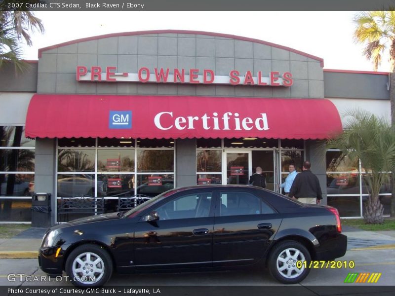 Black Raven / Ebony 2007 Cadillac CTS Sedan