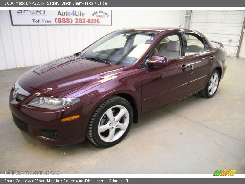 Black Cherry Mica / Beige 2006 Mazda MAZDA6 i Sedan
