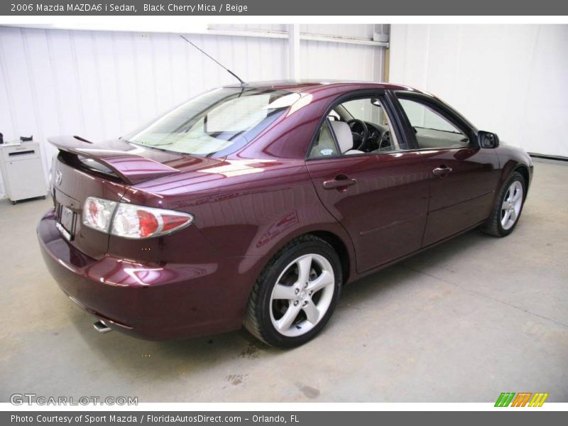 Black Cherry Mica / Beige 2006 Mazda MAZDA6 i Sedan