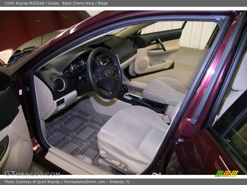 Black Cherry Mica / Beige 2006 Mazda MAZDA6 i Sedan