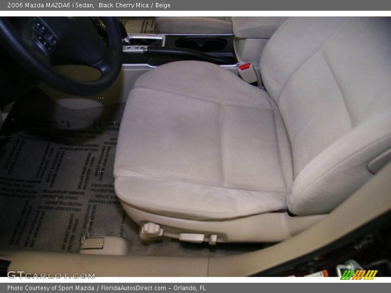 Black Cherry Mica / Beige 2006 Mazda MAZDA6 i Sedan