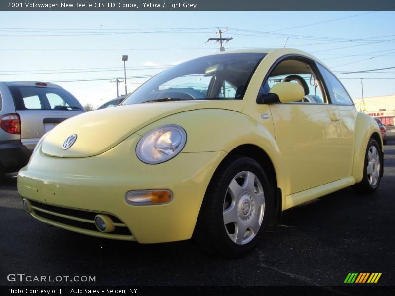 Yellow / Light Grey 2001 Volkswagen New Beetle GLS TDI Coupe