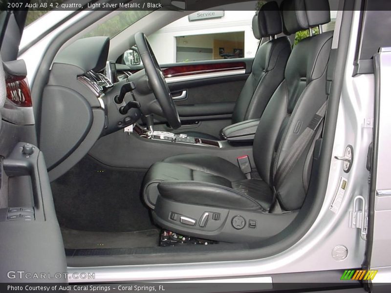 Light Silver Metallic / Black 2007 Audi A8 4.2 quattro