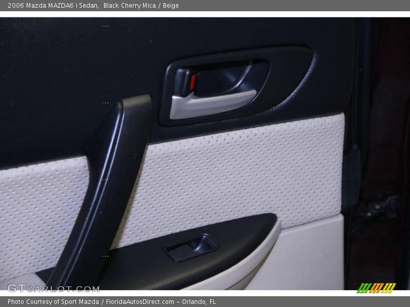 Black Cherry Mica / Beige 2006 Mazda MAZDA6 i Sedan