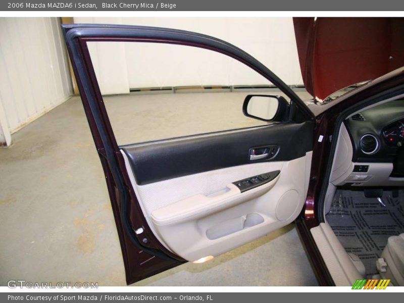 Black Cherry Mica / Beige 2006 Mazda MAZDA6 i Sedan