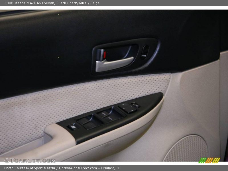 Black Cherry Mica / Beige 2006 Mazda MAZDA6 i Sedan