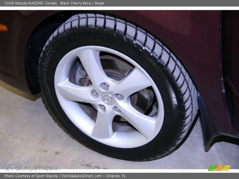 Black Cherry Mica / Beige 2006 Mazda MAZDA6 i Sedan