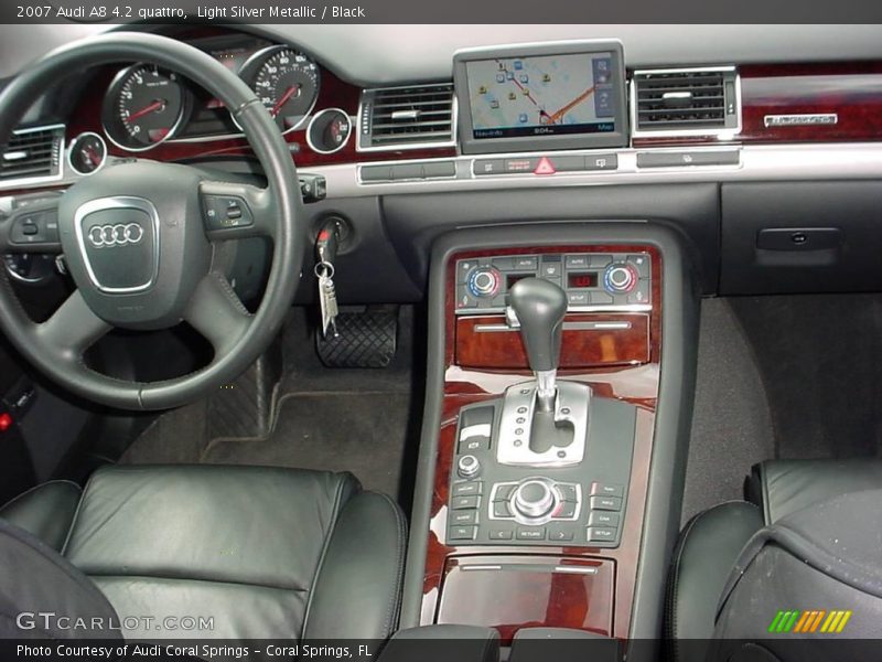Light Silver Metallic / Black 2007 Audi A8 4.2 quattro