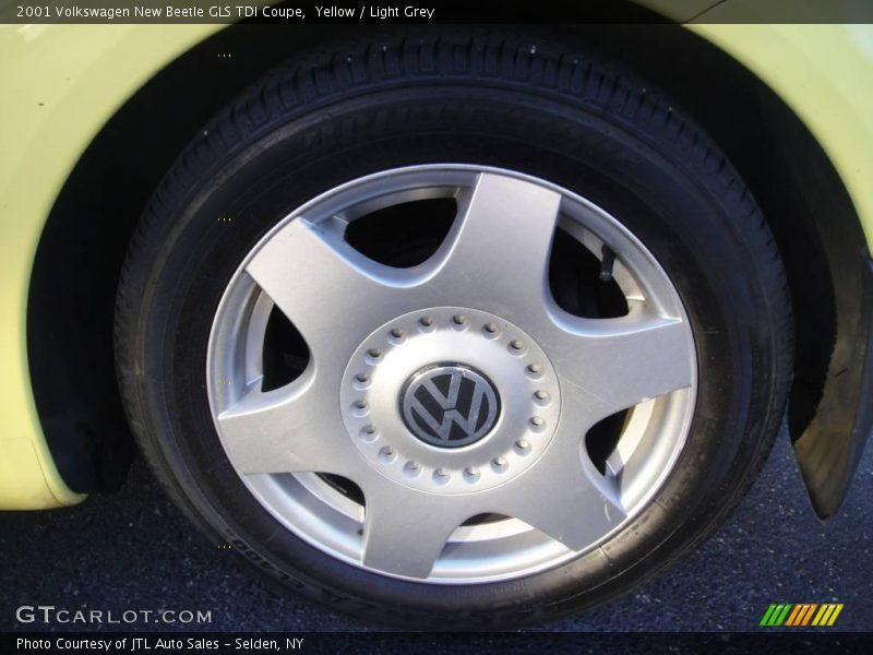 Yellow / Light Grey 2001 Volkswagen New Beetle GLS TDI Coupe