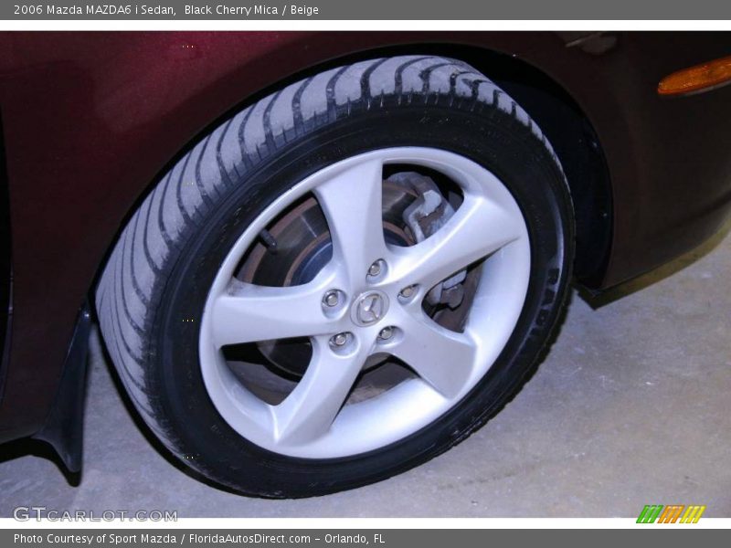 Black Cherry Mica / Beige 2006 Mazda MAZDA6 i Sedan