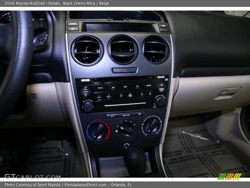 Black Cherry Mica / Beige 2006 Mazda MAZDA6 i Sedan