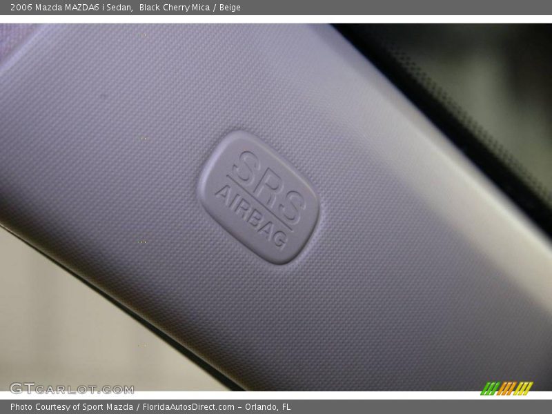 Black Cherry Mica / Beige 2006 Mazda MAZDA6 i Sedan