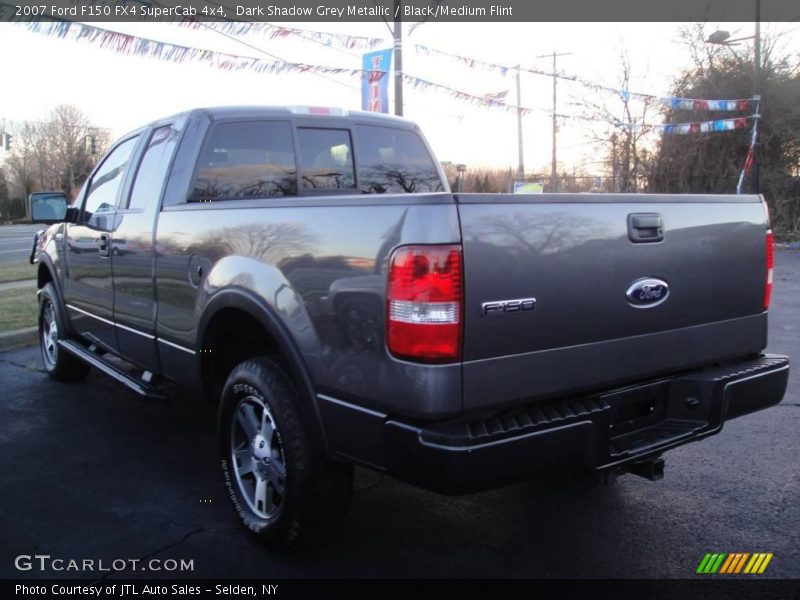 Dark Shadow Grey Metallic / Black/Medium Flint 2007 Ford F150 FX4 SuperCab 4x4