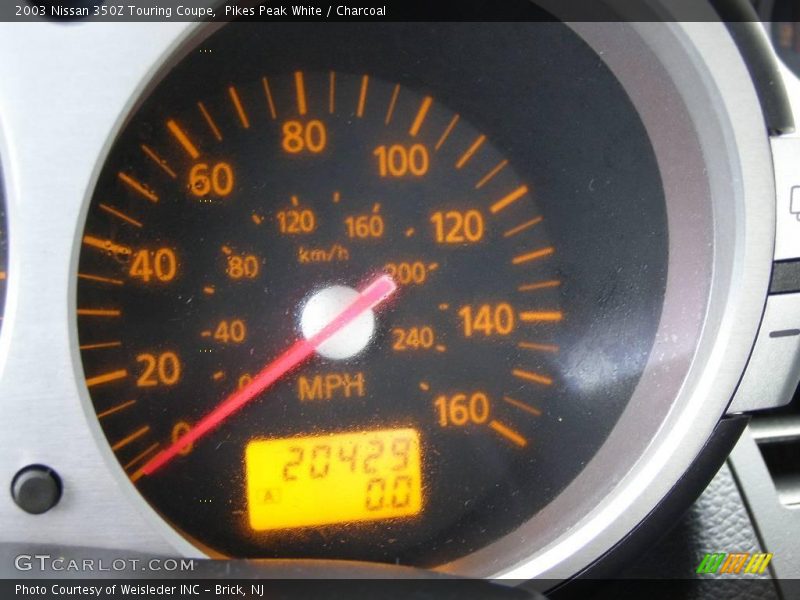 Pikes Peak White / Charcoal 2003 Nissan 350Z Touring Coupe