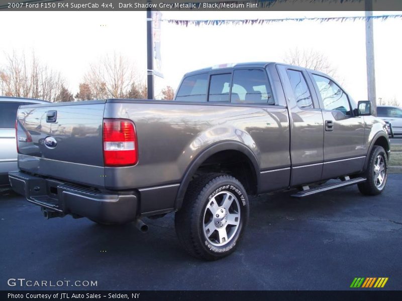 Dark Shadow Grey Metallic / Black/Medium Flint 2007 Ford F150 FX4 SuperCab 4x4