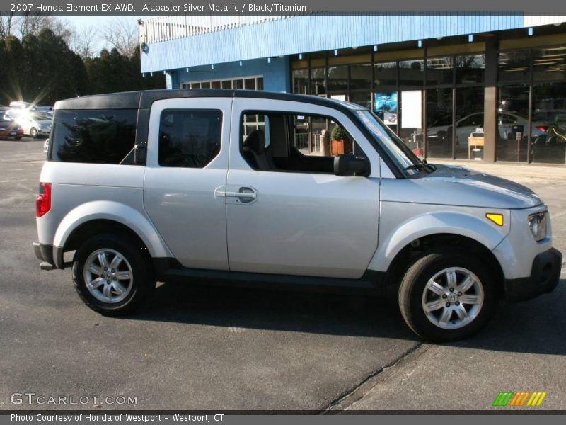 Alabaster Silver Metallic / Black/Titanium 2007 Honda Element EX AWD
