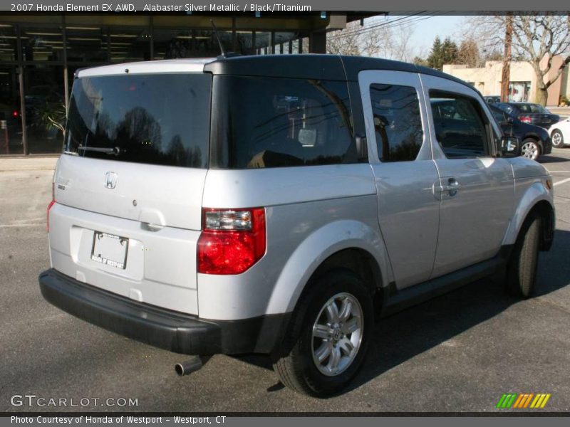 Alabaster Silver Metallic / Black/Titanium 2007 Honda Element EX AWD