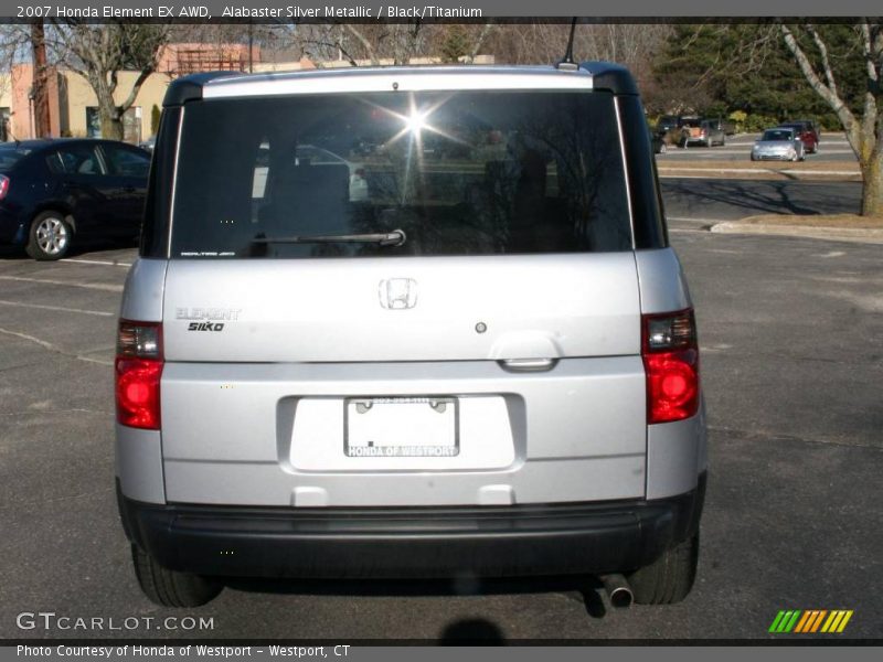 Alabaster Silver Metallic / Black/Titanium 2007 Honda Element EX AWD