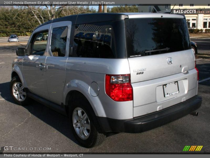 Alabaster Silver Metallic / Black/Titanium 2007 Honda Element EX AWD