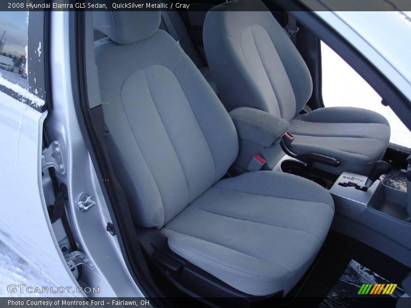 QuickSilver Metallic / Gray 2008 Hyundai Elantra GLS Sedan
