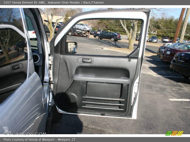 Alabaster Silver Metallic / Black/Titanium 2007 Honda Element EX AWD