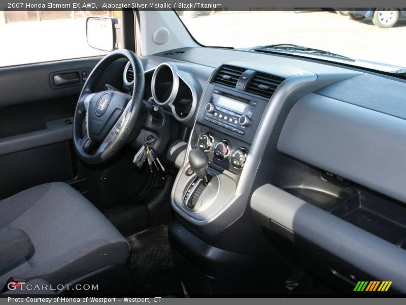 Alabaster Silver Metallic / Black/Titanium 2007 Honda Element EX AWD