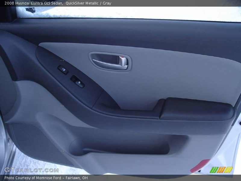 QuickSilver Metallic / Gray 2008 Hyundai Elantra GLS Sedan
