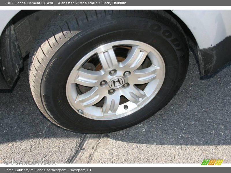 Alabaster Silver Metallic / Black/Titanium 2007 Honda Element EX AWD