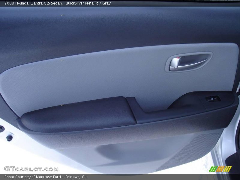QuickSilver Metallic / Gray 2008 Hyundai Elantra GLS Sedan