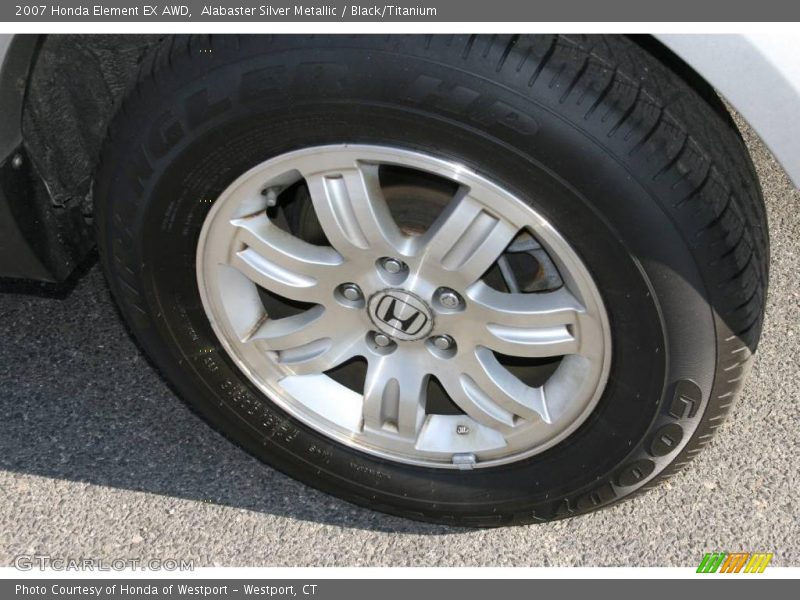 Alabaster Silver Metallic / Black/Titanium 2007 Honda Element EX AWD