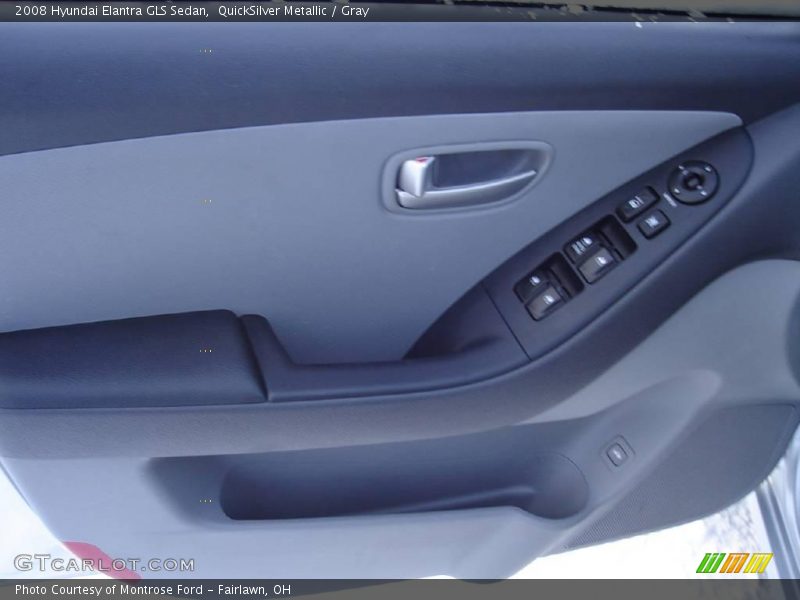 QuickSilver Metallic / Gray 2008 Hyundai Elantra GLS Sedan