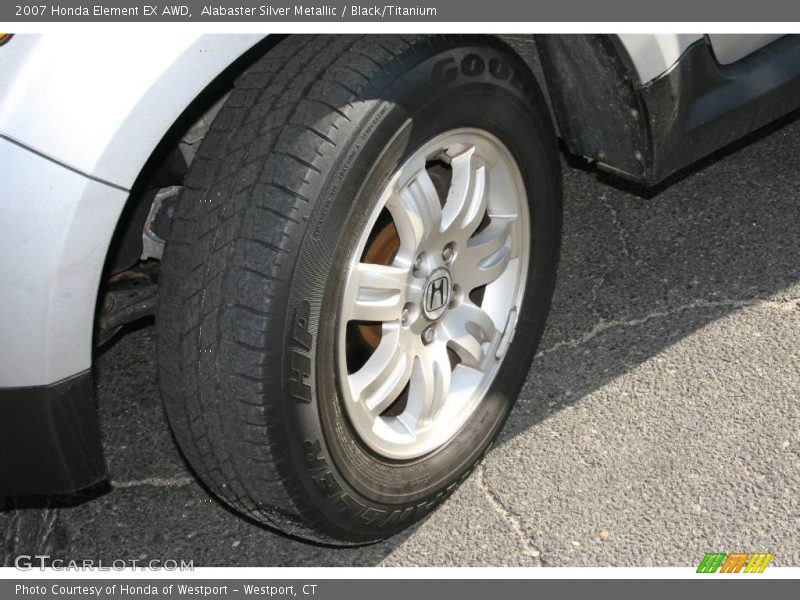 Alabaster Silver Metallic / Black/Titanium 2007 Honda Element EX AWD