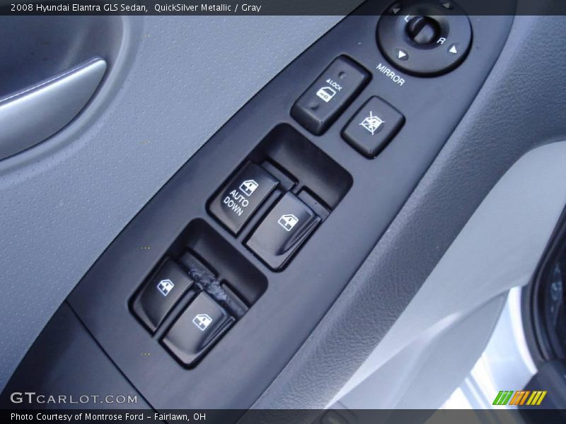 QuickSilver Metallic / Gray 2008 Hyundai Elantra GLS Sedan