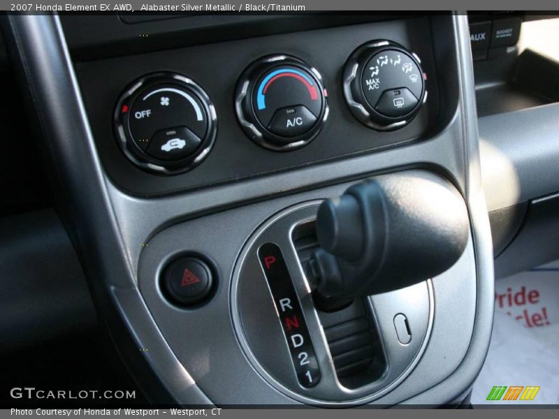 Alabaster Silver Metallic / Black/Titanium 2007 Honda Element EX AWD