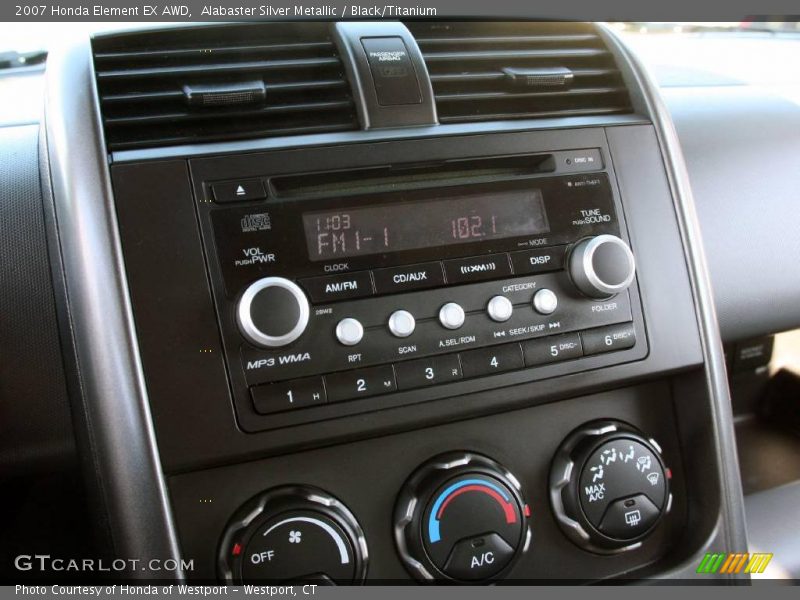 Alabaster Silver Metallic / Black/Titanium 2007 Honda Element EX AWD