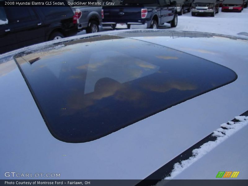 QuickSilver Metallic / Gray 2008 Hyundai Elantra GLS Sedan