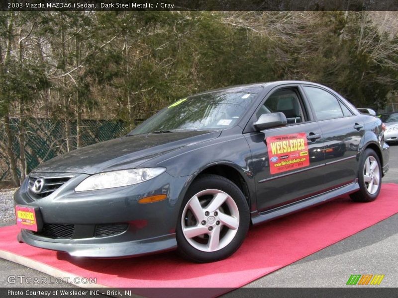 Dark Steel Metallic / Gray 2003 Mazda MAZDA6 i Sedan