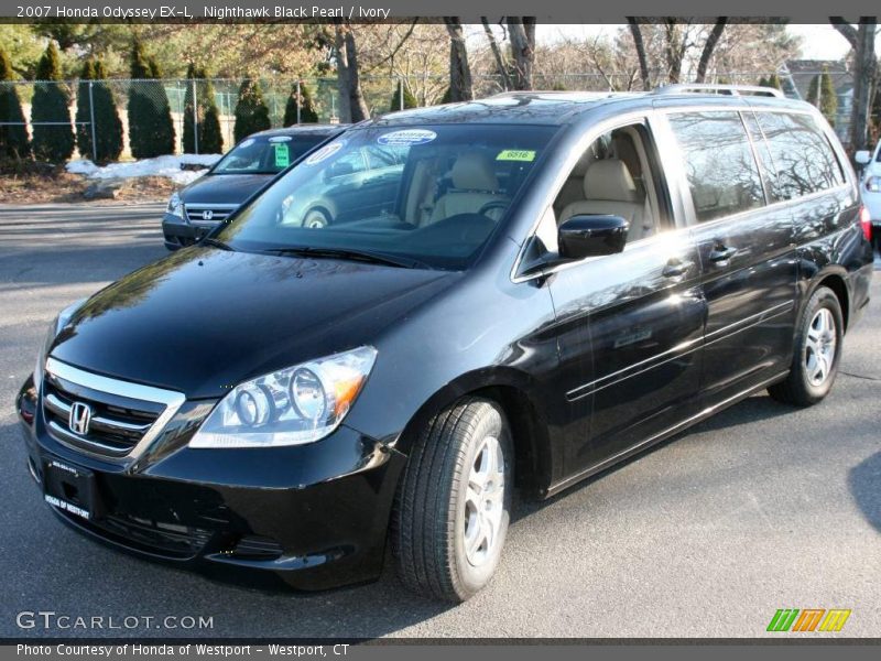 Nighthawk Black Pearl / Ivory 2007 Honda Odyssey EX-L